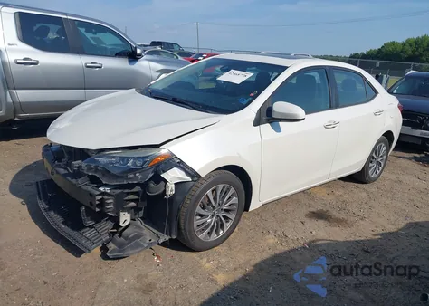 2017 Toyota Corolla Xle из США, поврежденный, VIN 5YFBURHE4HP681086